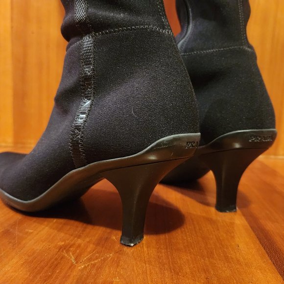 Women's black  Prada sport boots. Size 37½. - Picture 6 of 14